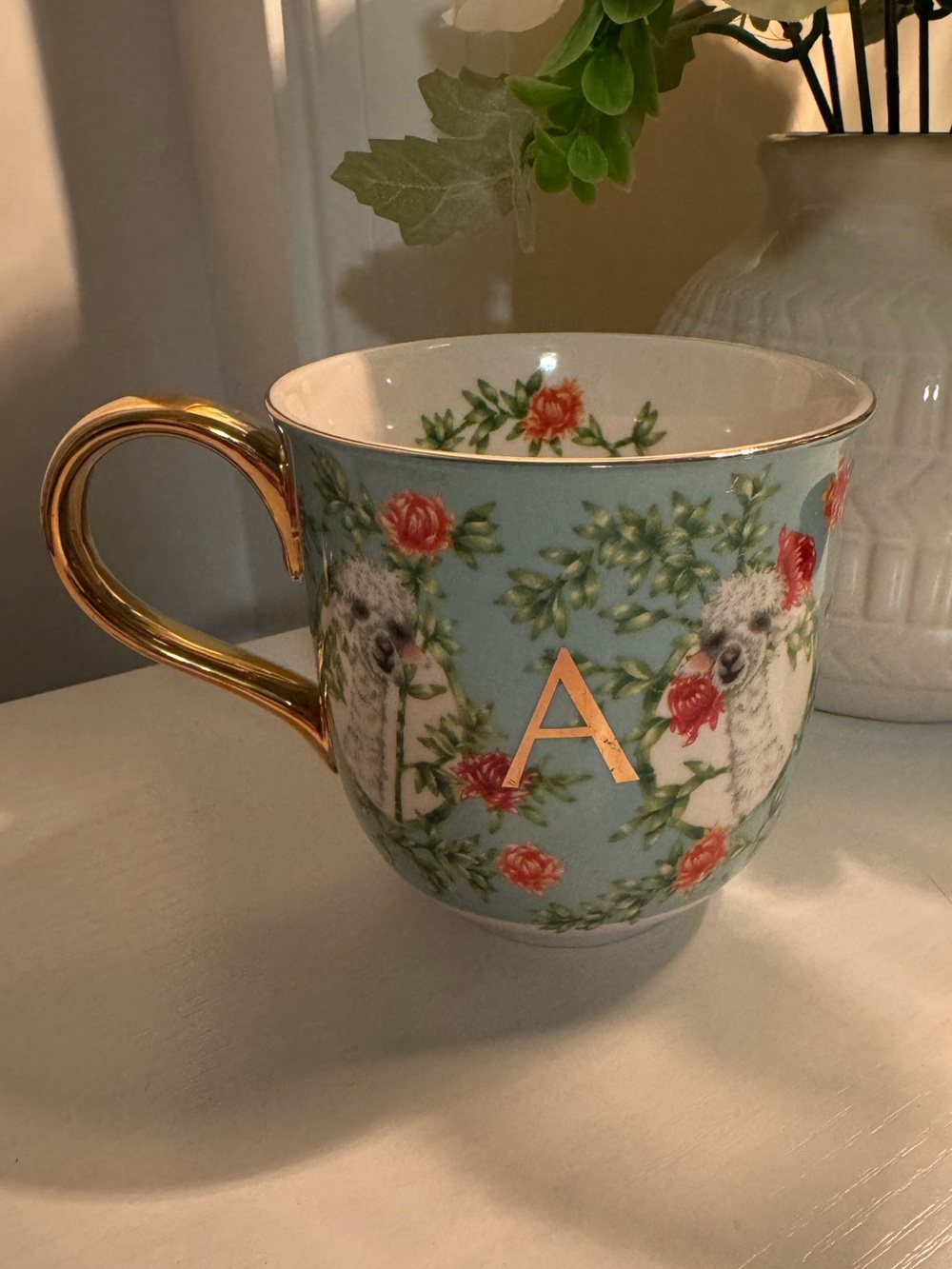 Anthropologie Lou Rota Alpaca Mug